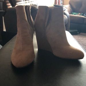 Closed toe wedge shoes